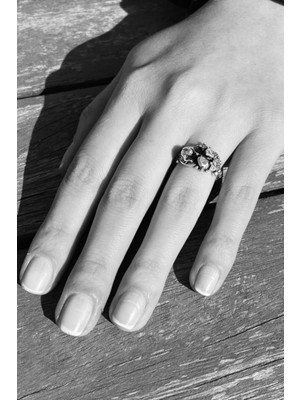 CAPO By Aytaç Yamaç Kurbağa Prens Figürlü Ayarlanabilir Gümüş Kaplama Yüzük