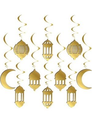 Tekno Trust Çok Renkli Hoşgeldin Ramazan Gold Yazı Ledli 11 Ayın Sultanı Ramazan Bayramı Oda Süsleme Seti