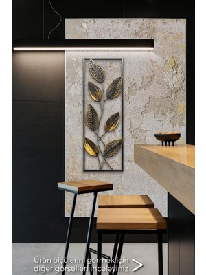 Woodhub Çok Renkli Doreart Della Metal Duvar Tablosu, Ev Ofis Duvar Panosu