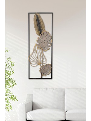 Woodhub Çok Renkli Doreart Nazo 2 Metal Duvar Tablosu, Ev Ofis Duvar Panosu CH126-3