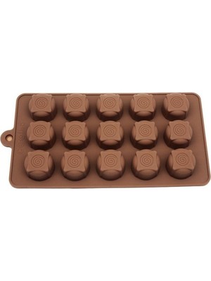 Depposite Yuvarlak Silikon Çikolata Kalıbı