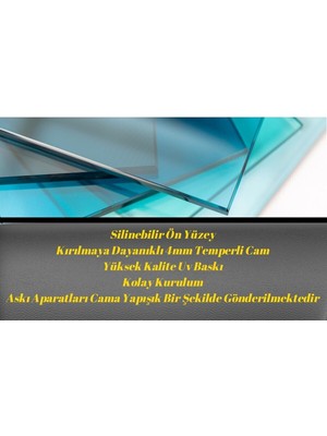 Meta Cam Neon Poker Kartları Cam Tablo