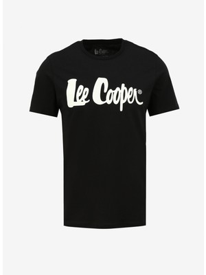 Lee Cooper Yuvarlak Yaka Siyah Erkek T-Shirt 242 Lcm 242017 Londonlogo Siyah