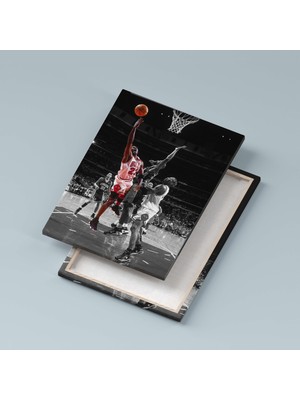 Saturndesign Michael Jordan Kanvas Tablo 40X55CM Nba Poster