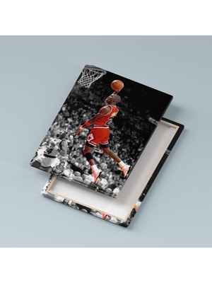 Saturndesign Michael Jordan Kanvas Tablo 40X55CM Nba Poster