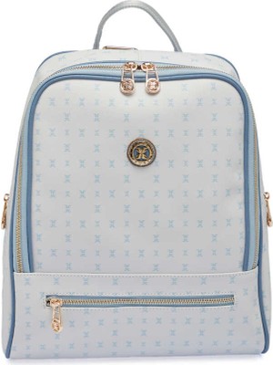 Tergan  Mavi Print Kadın Sırt Çantası - S1SR00079606-U0A