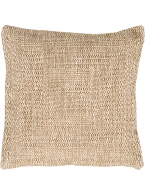 Inter Weaving Avanos Premium Jüt Görünümlü 2'li Yastık Kılıfı Kırlent Kılıfı Dokuma Yıkanabilir Fermuarlı 45X45 cm