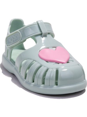 Igor S10310 Tobby Gloss Love Mint Ortopedik Günlük Kız Çocuk Sandalet