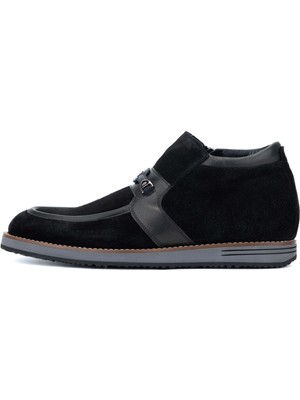 Marıo Brunı Erkek Hakiki Deri Siyah Casual Bot 104 14515 Erk Bot SK23/24 Black Suede