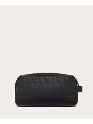 Valentino Garavani Black Iconographe Handbag In Nylon