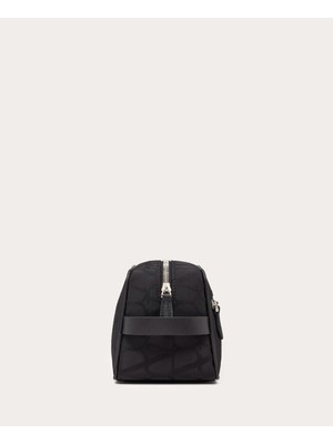 Valentino Garavani Black Iconographe Handbag In Nylon