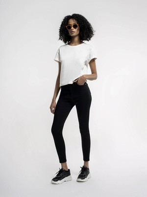 Loft Kadın T-Shirt Beyaz LF2035741