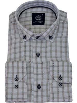 Advante Erkek Klasik Uzun Kol Ekose Gömlek BGL-ST03509