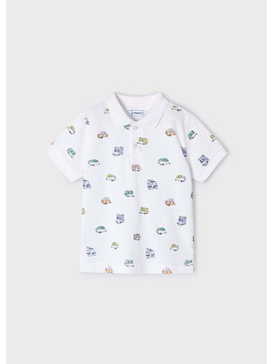 Mayoral Erkek Çocuk Tshirt - Mayoral - Beyaz - 8 Yaş