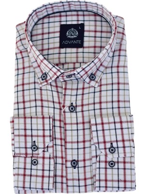 Advante Erkek Klasik Uzun Kol Ekose Gömlek  BGL-ST03505