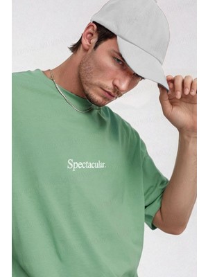 Teenage Millionaire Erkek Spectacular Açık Yeşil Oversize Salas Boyfriend T-Shirt