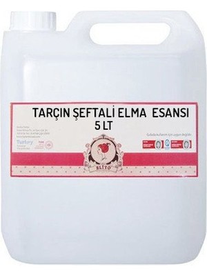 Elito Tarçın Şeftali Elma Esansı 5 Lt