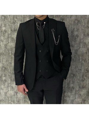 Terzi Ayhan Terziayhan Full Set Siyah Slimfit Takım Elbise