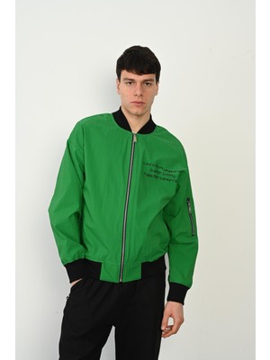 Rocqerx R-2447 Kol Fermuar Detaylı Astarlı Paraşüt Ceket