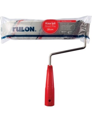 Rulon 81125 Kırmızı Saplı Boya Rulosu 25 Cm