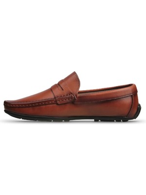 M.P. Erkek Slip-On Taba Günlük Ayakkabı