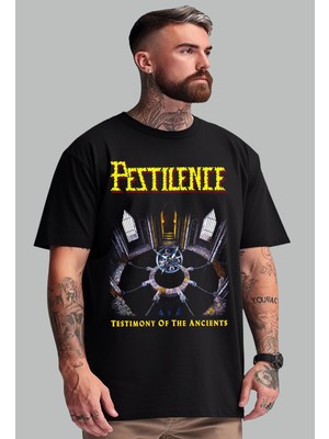 Bu Tshirt Pestılınce - Testımony Of Ancıents' Temalı Oversize Unisex T-Shirt.