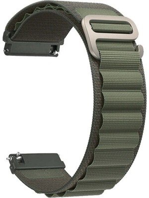  Teleplus Ticwatch S2 Wear Os Kordon Alpine Nylon Kumaş 22/nylalp