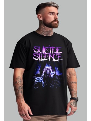 Bu Tshirt Suicide Silence' Temalı Oversize Unisex T-Shirt.