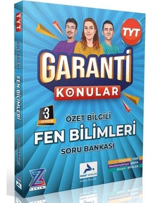 Paraf Yayınları Paraf Z Takım TYT Garanti Konular Fen Bilimleri Soru Bankası