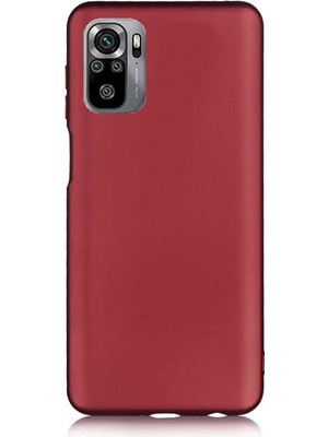 Teleplus Xiaomi Redmi Note 10S Kılıf Korumalı Premier Mat Silikon Mürdüm