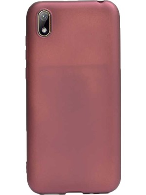 Teleplus Huawei Honor 8s Kılıf Premier Silikon Esnek Arka Koruma Mürdüm