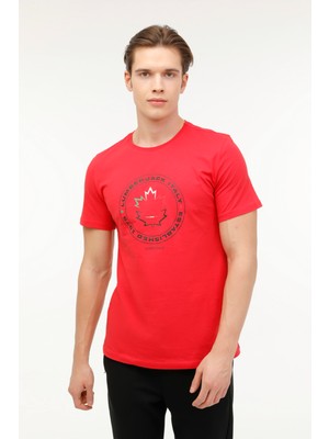 Lumberjack ml Renato 11ITL1030 4fx Kırmızı Erkek Kısa Kol T-Shirt