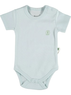 Bibaby Biorganic Basic Nature Kısa Kol Body 56884 Mavi