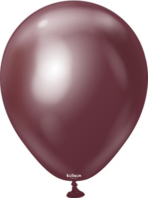 Kidspartim 6 Inç Krom Bordo Lateks Balon 10 Adet