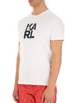 Karl Lagerfeld Erkek T-Shirt Kl22Mts01