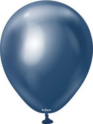 Kidspartim 6 Inç Krom Gece Mavisi Lateks Balon 10 Adet