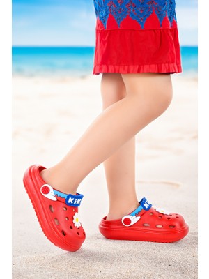 Kiko Kids Printed Eva Plaj Havuz Okul Kreş Kız Çocuk Terlik