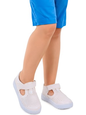 Kiko Kids Erkek Çocuk Günlük Ayakkabı Arz 2319 Beyaz