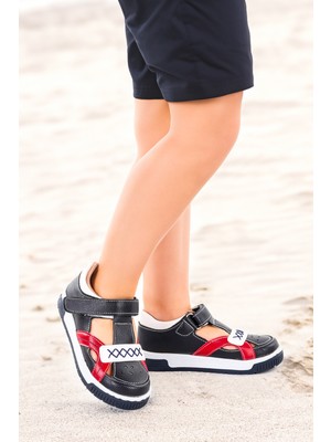 Kiko Kids Erkek Çocuk Günlük Ayakkabı Arz 2320 Lacivert - Kırmızı