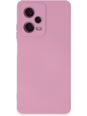 Caseart Xiaomi Redmi Note 12 Pro Plus 5g Kapak Içi Kadife Kamera Korumalı Lansman Silikon Kılıf - Pembe