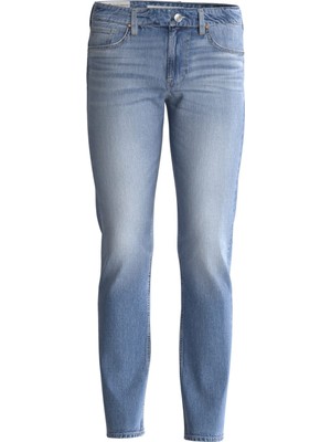 Guess Normal Bel Normal Mavi Erkek Denim Pantolon M4RAS2D58M3R8TE_SLIM Tapered - Eco