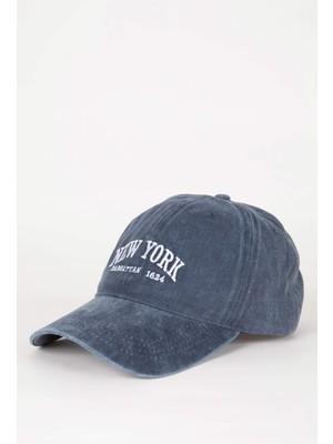 DeFacto Kadın Nakışlı Pamuklu Cap Şapka B7198AXNS