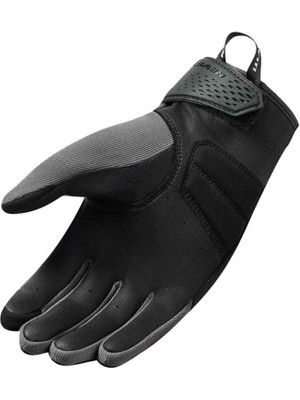 Ozone Revit Mosca 2 Yazlık Motosiklet Eldiveni Siyah - Gri PWR Kumaş ve Keçi Derisi Malzeme ile