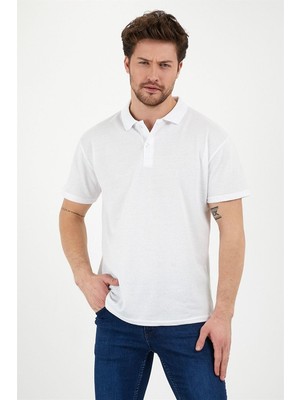 Ajn T-Shirt Lise Polo Yaka Düz XS-S-M-L