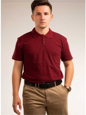 Ajn T-Shirt Lise Polo Yaka Düz XS-S-M-L
