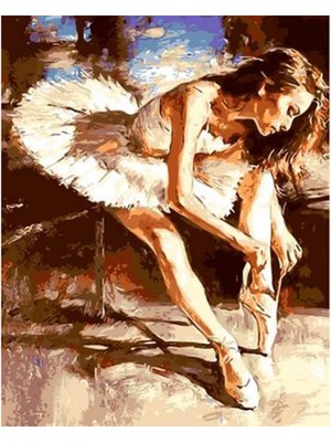 Emos avm Hobby Balerin Hazırlanırken Sayılarla Boyama Seti  Rulo