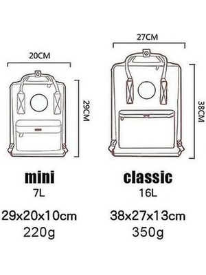 Papajack Yucama Coscelia 16L Fjallraven Kanken Yüksek Kapasite Sırt Sıradan Sırt Öğrenci Okul Sırt Çantası - Şarap Kırmızısı (Yurt Dışından)