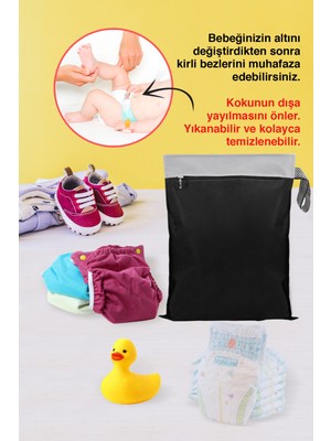 Palm Design Fermuarlı Mayo Torbası Bebek Bezi Torbası Kirli Temiz Kıyafet Torbası Valiz Içi Organizer