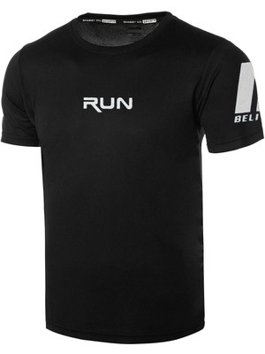 Ghassy Co. Erkek Nem Emici Hızlı Kuruma Performans Running Spor T-Shirt