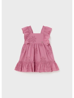 Mayoral Kız Bebek Kare Yaka Fistolu Elbise